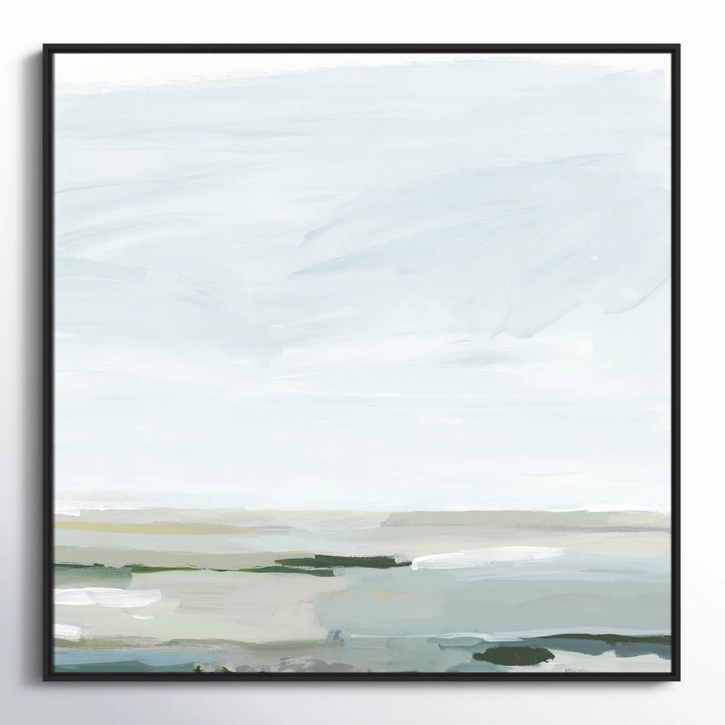 Catrena Pure Stillness - Floater Frame Painting Print on Canvas