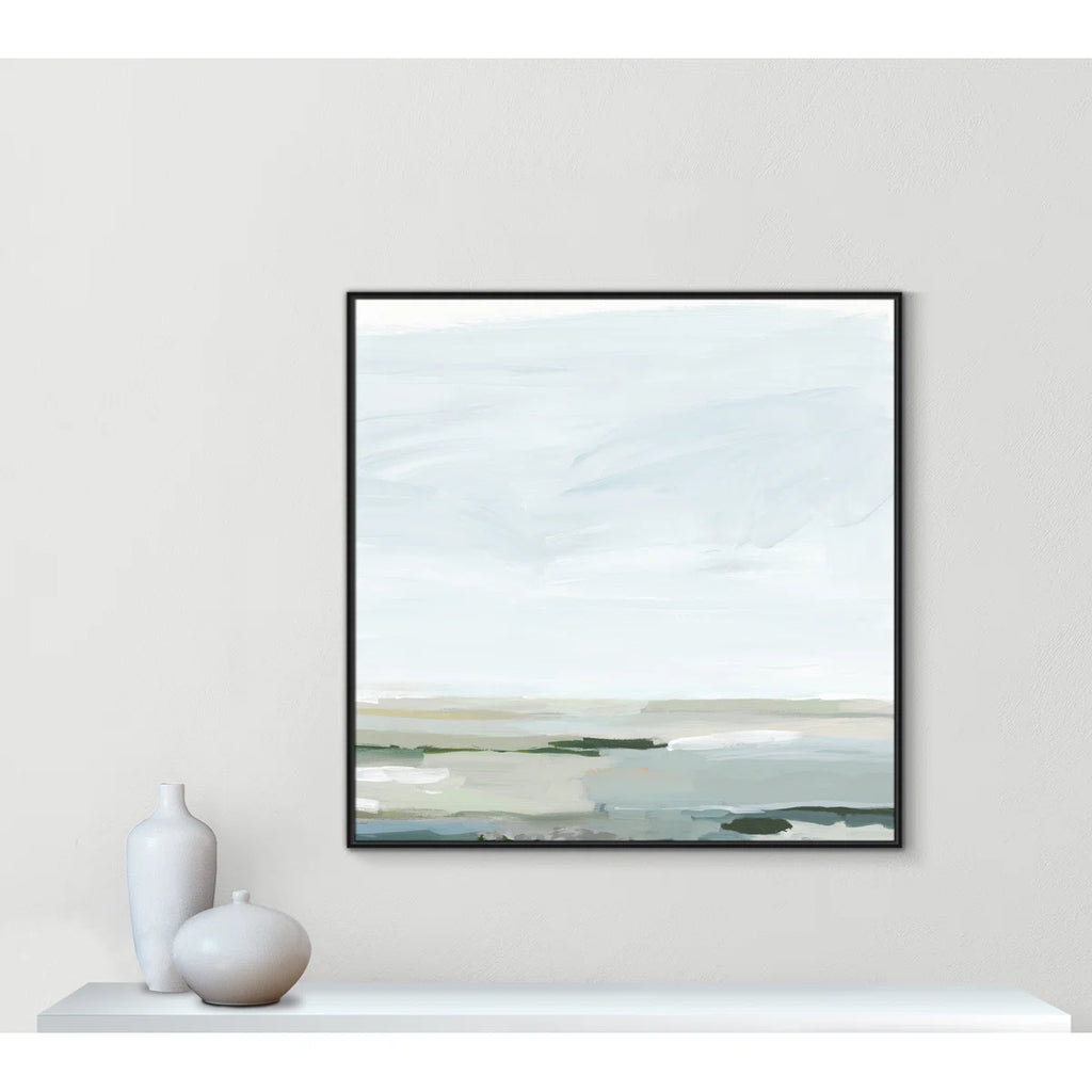 Catrena Pure Stillness - Floater Frame Painting Print on Canvas