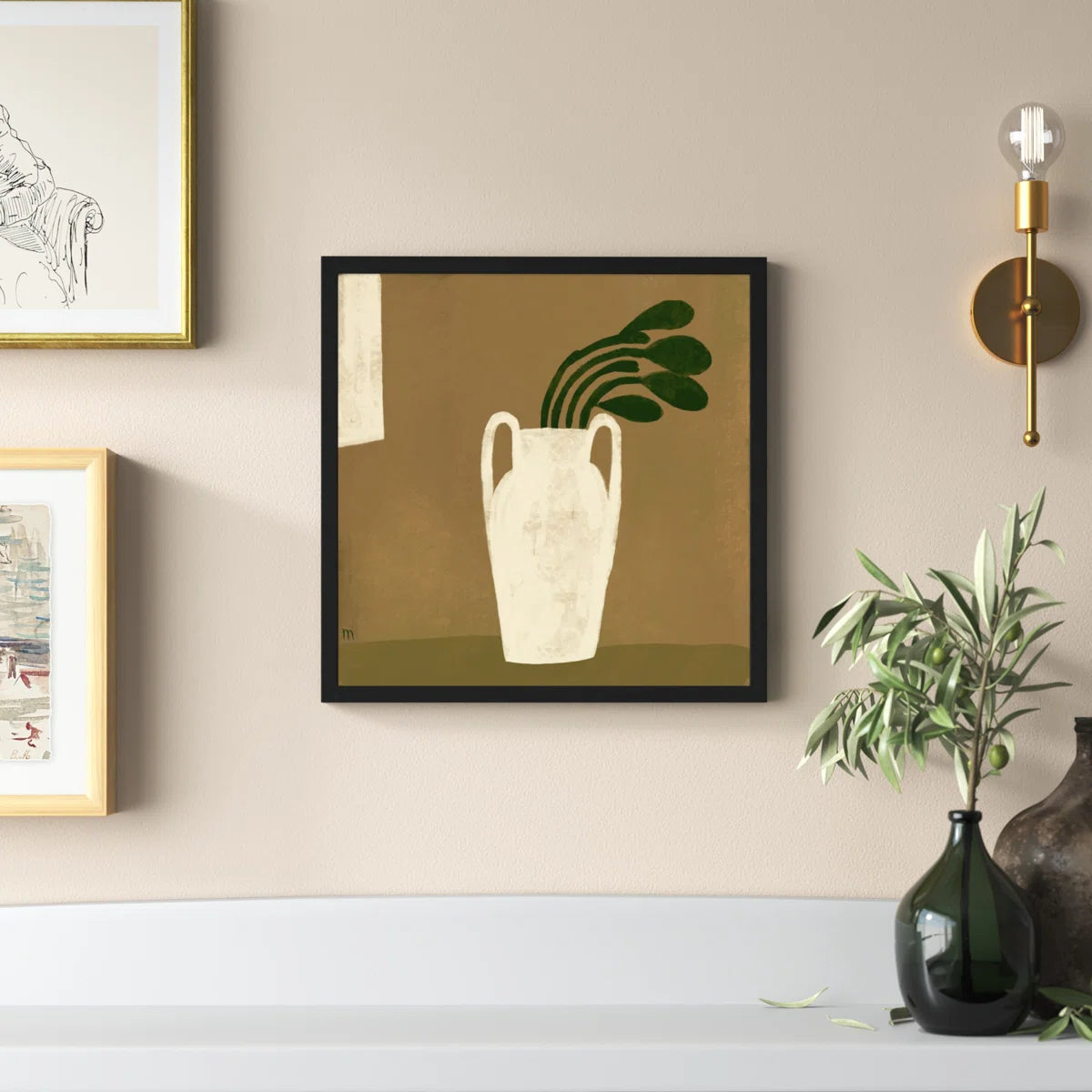 Juliane " Gust Of Wind " Painting Print