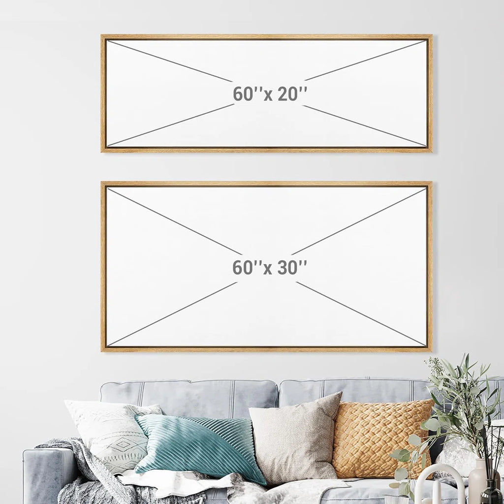 Gray Tree Rings and Wood Grain Effect Modern Pictures Oversized Framed Wall Art Canvas Print