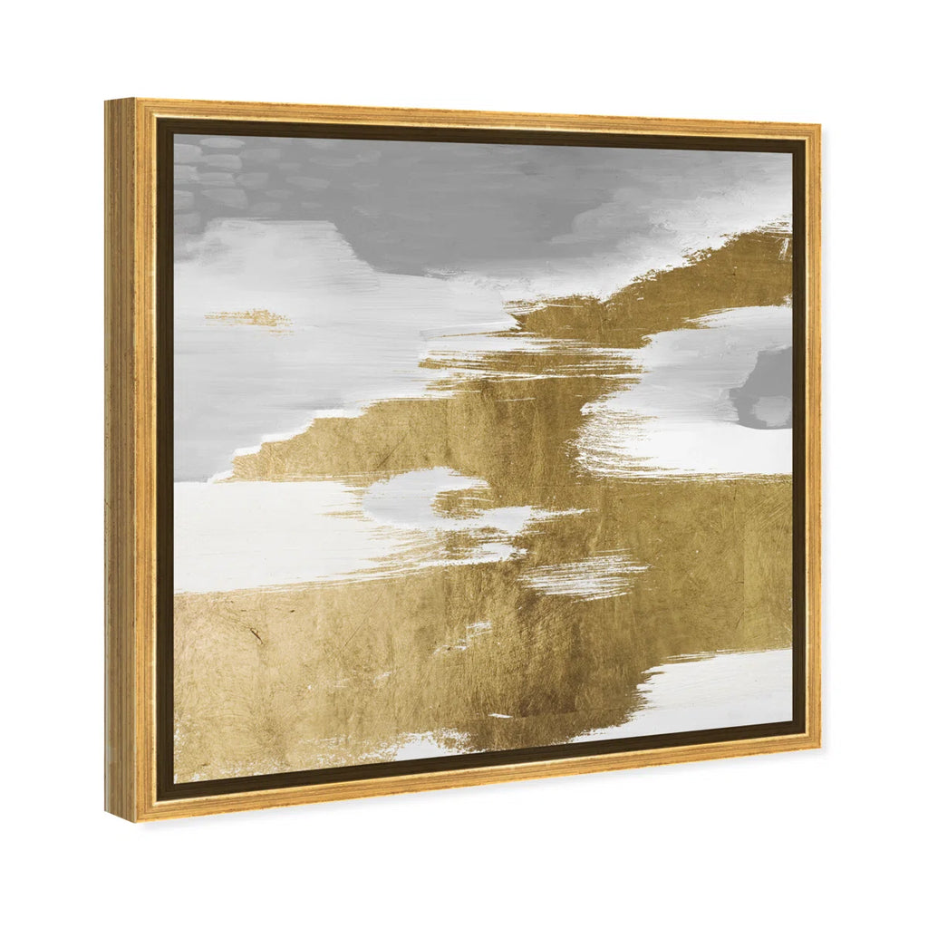 " Abstract Gold Heaven, Modern & Contemporary Gold " Painting Print